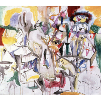 РЕПРОДУКЦИИ НА КАРТИНИ Как бродираната престилка на майка ми се разгръща в живота ми (1944)